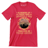 In Memory Of Those Who Believed It Was Better To Die On Their Feet Than Live On Their Knees - Veterans Themed T-Shirt-Black-S-Custom One Express