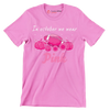 In October We Wear Pink - Breast Cancer Awareness T-Shirt-Pink-S-Custom One Express