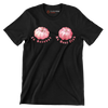 In october we wear pink - Breast Cancer Awareness T-Shirt-Black-S-Custom One Express