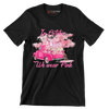 In october we wear pink - Breast Cancer Awareness T-Shirt-Black-S-Custom One Express