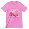 In october we wear pink - Breast Cancer Awareness T-Shirt-Pink-S-Custom One Express