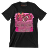 In october we wear pink and watch football - Breast Cancer Awareness T-Shirt-Black-S-Custom One Express