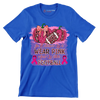 In october we wear pink and watch football - Breast Cancer Awareness T-Shirt-Blue-S-Custom One Express