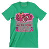 In october we wear pink and watch football - Breast Cancer Awareness T-Shirt-Green-S-Custom One Express