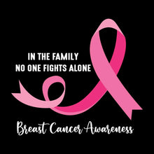 In the family ni one fight alon Breast Cancer Awareness - Breast Cancer Awareness T-Shirt-Black-S-Custom One Express