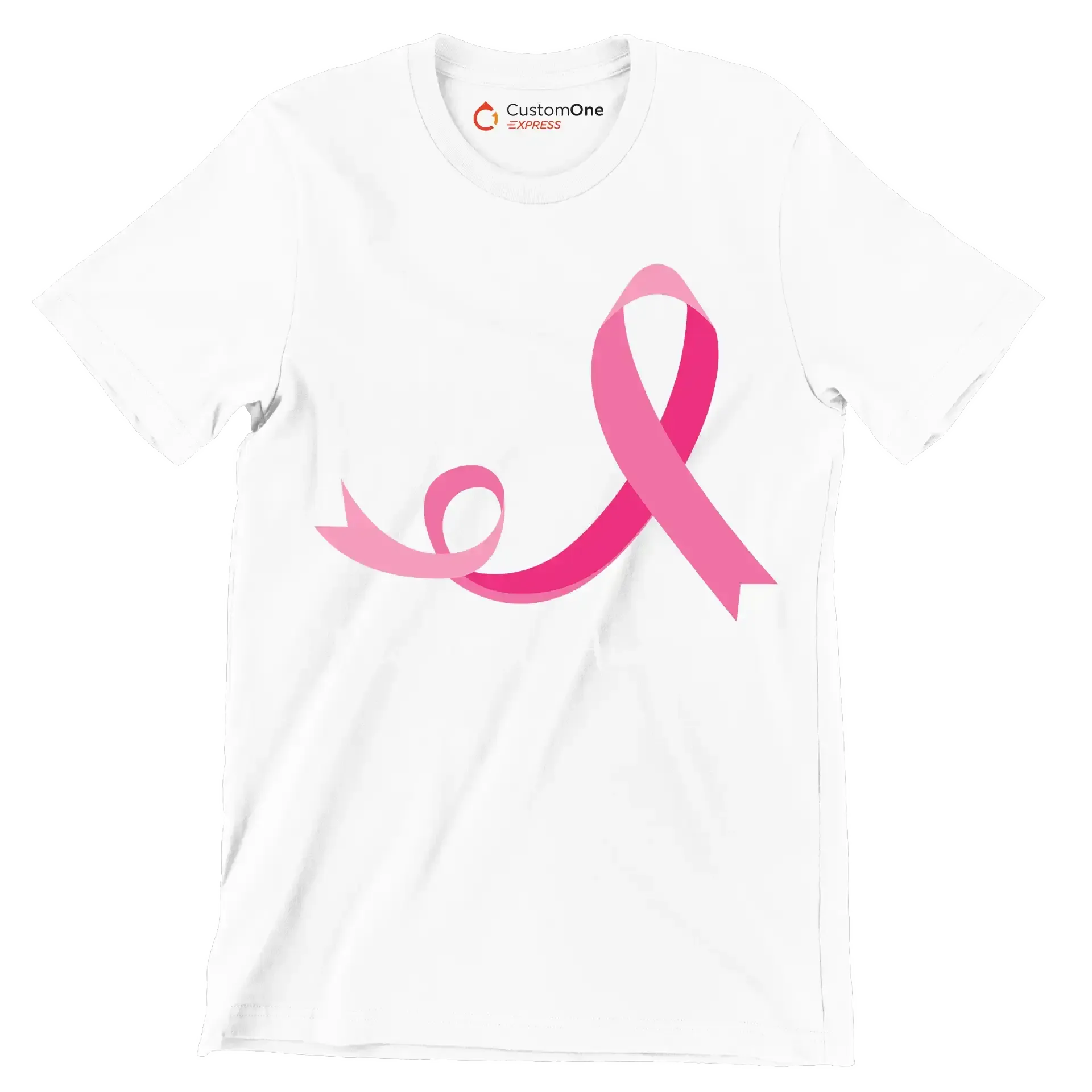 In the family ni one fight alon Breast Cancer Awareness - Breast Cancer Awareness T-Shirt-White-S-Custom One Express