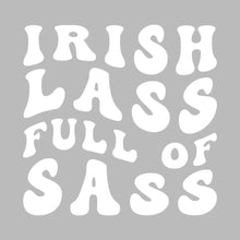 Irish Lass Full Of Sass - St. Patrick's Day T-Shirt-Black-S-Custom One Express