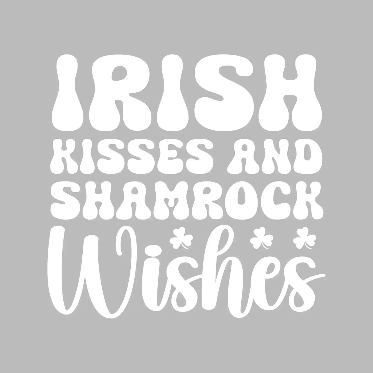 Irish kisses and shamrock wishes - St. Patrick's Day T-Shirt-Black-S-Custom One Express