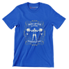 Iron Lifter Classic Weightlifting - Gym Themed T-Shirt-Blue-S-Custom One Express