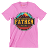 It_s not a dad bod, it_s a father figure - Father’s Day T-Shirt-Pink-S-Custom One Express