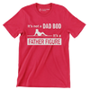 It_s not a dad bod it_s a father figure - Father’s Day T-Shirt-Red-S-Custom One Express