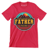 It_s not a dad bod, it_s a father figure - Father’s Day T-Shirt-Red-S-Custom One Express