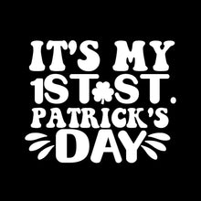 It's My 1st St. Patrick's Day - St. Patrick's Day T-Shirt-Black-S-Custom One Express