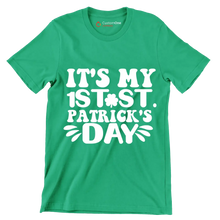 It's My 1st St. Patrick's Day - St. Patrick's Day T-Shirt-Green-S-Custom One Express