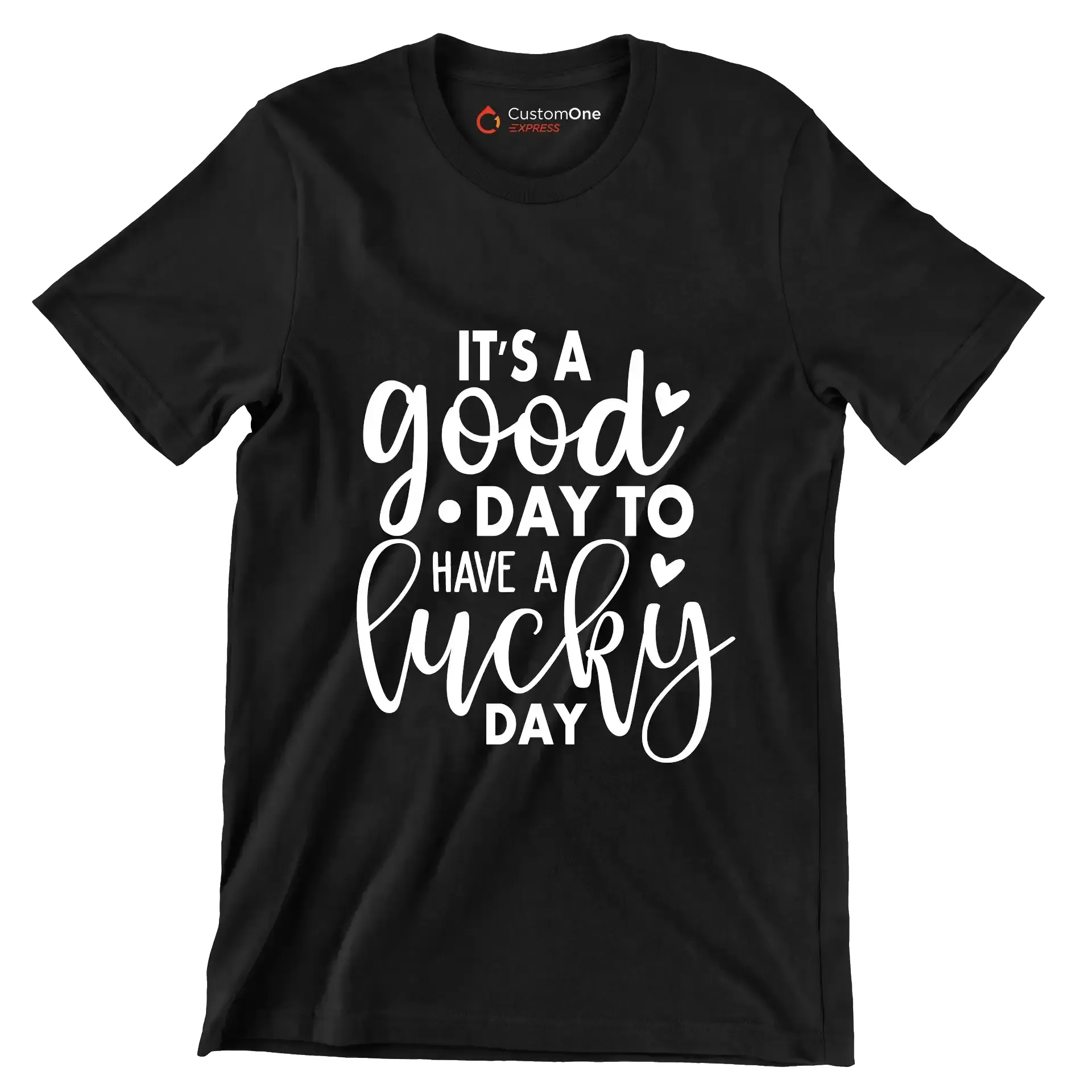 It's a Good Day to Have a Lucky Day - St. Patrick's Day T-Shirt-Black-S-Custom One Express