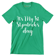 It's my 1st st.patrick's day - St. Patrick's Day T-Shirt-Green-S-Custom One Express