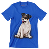 Jack_Russell_Terrier - Dog Themed T-Shirt-Blue-S-Custom One Express