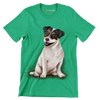 Jack_Russell_Terrier - Dog Themed T-Shirt-Green-S-Custom One Express