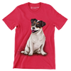 Jack_Russell_Terrier - Dog Themed T-Shirt-Red-S-Custom One Express