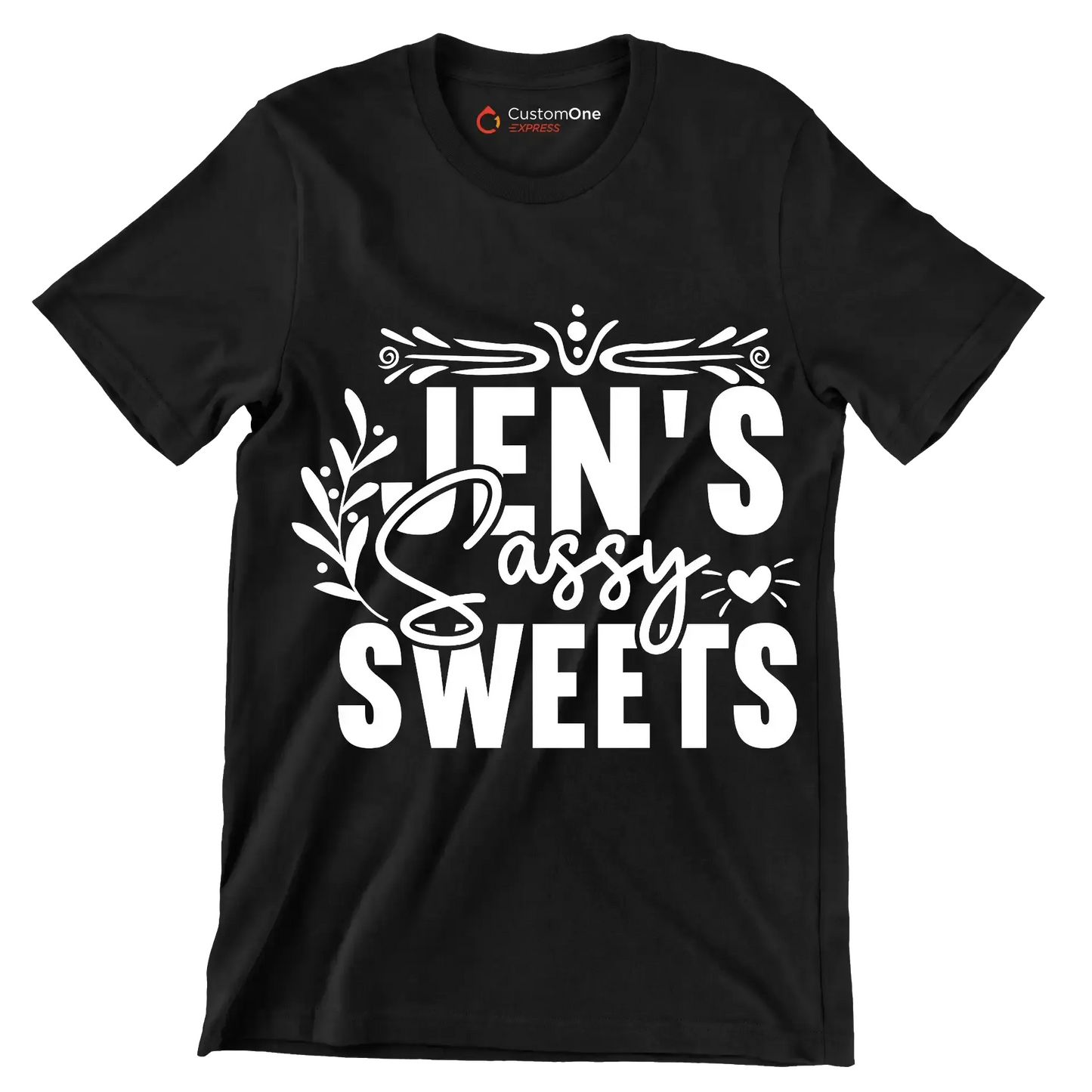 Jen's sassy sweets - Sarcasm Themed T-Shirt-Black-S-Custom One Express