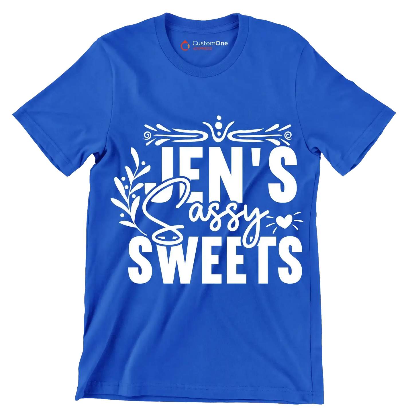 Jen's sassy sweets - Sarcasm Themed T-Shirt-Blue-S-Custom One Express