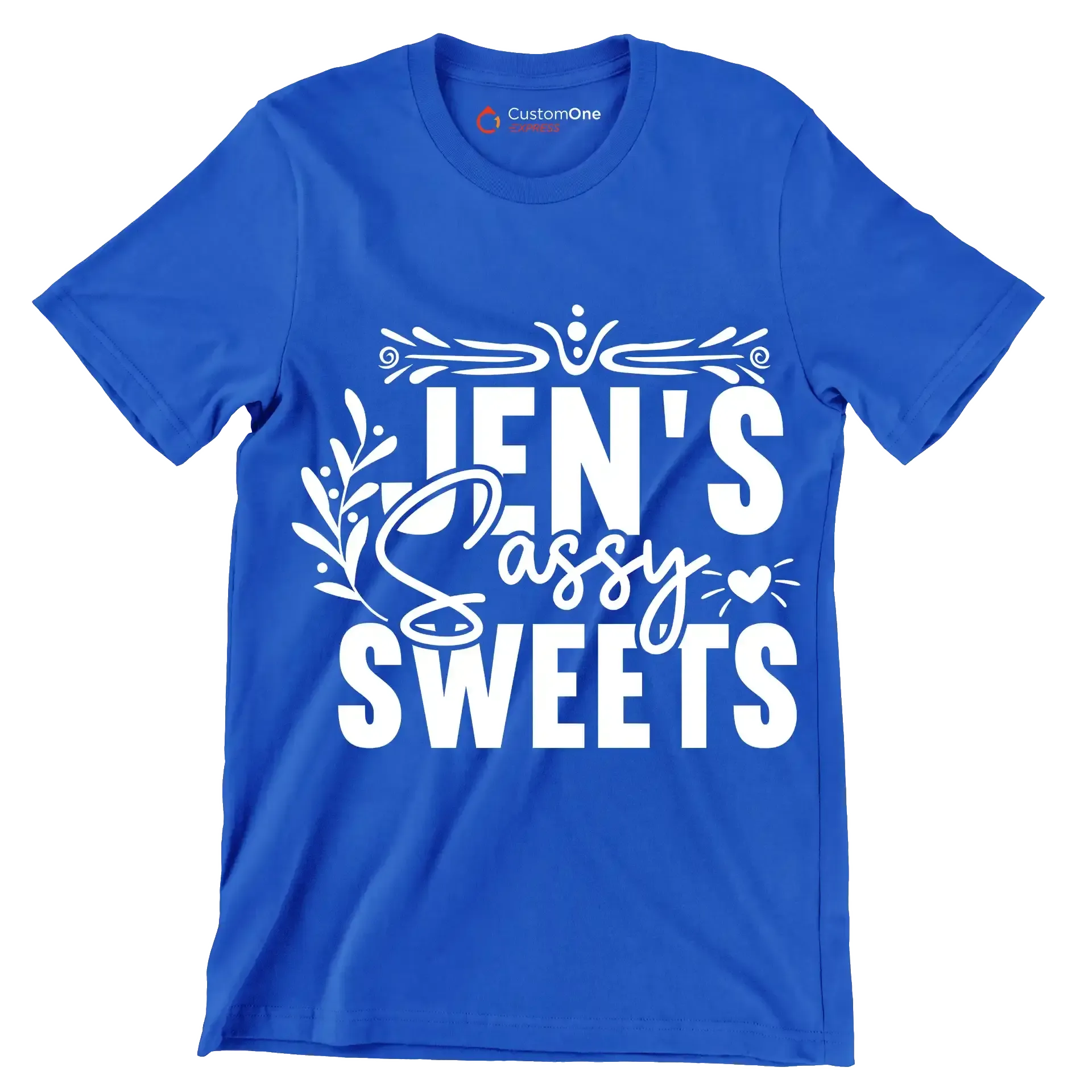 Jen's sassy sweets - Sarcasm Themed T-Shirt-Blue-S-Custom One Express