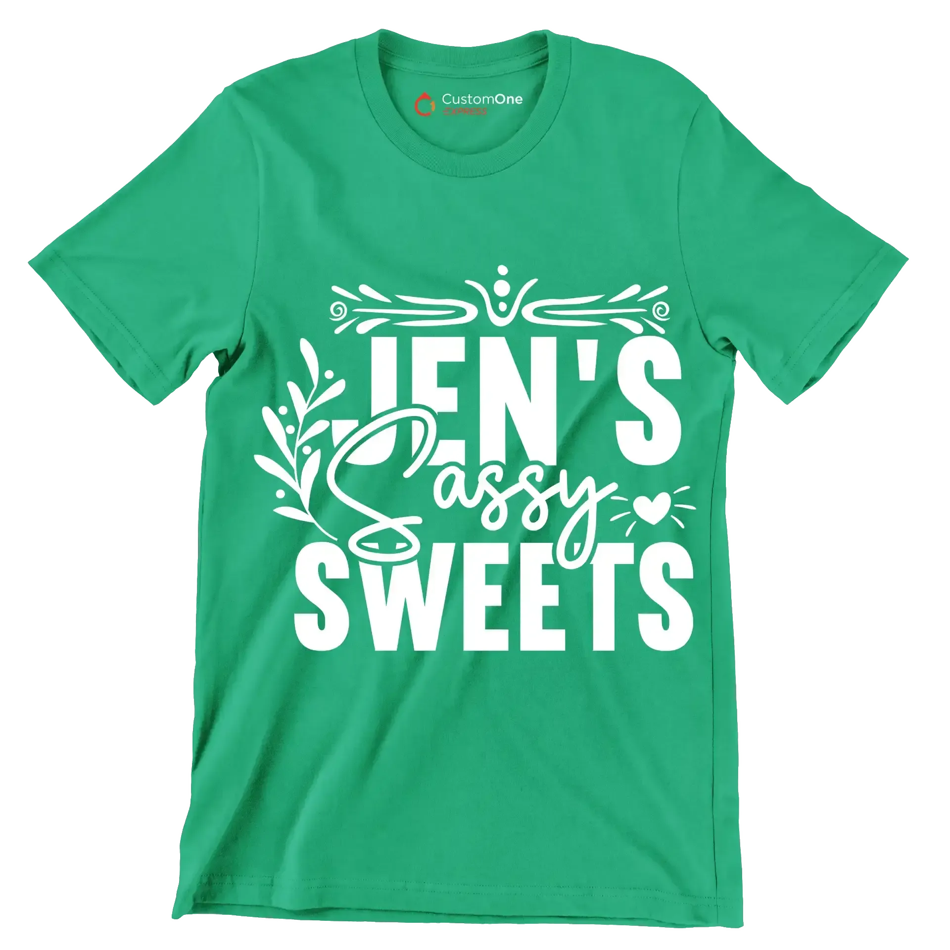 Jen's sassy sweets - Sarcasm Themed T-Shirt-Green-S-Custom One Express