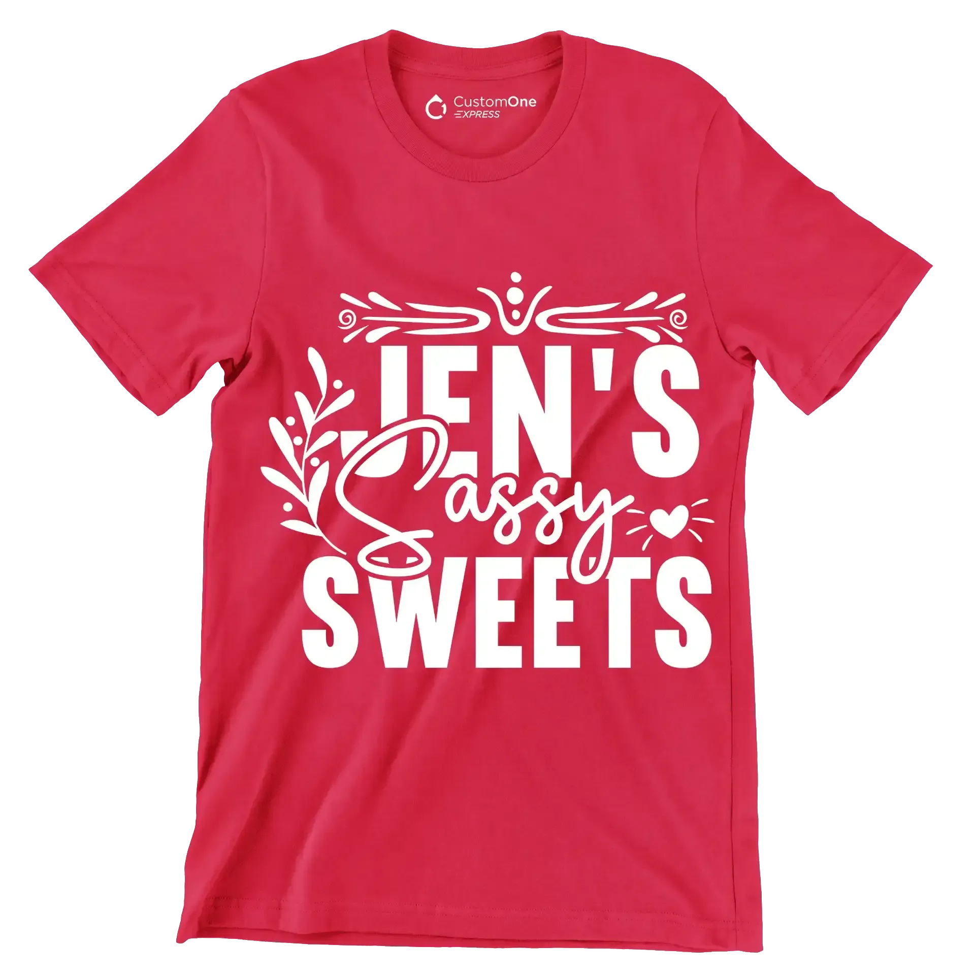 Jen's sassy sweets - Sarcasm Themed T-Shirt-Red-S-Custom One Express
