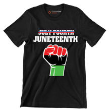 July fourth juneteenth - Martin Luther King T-Shirt-Black-S-Custom One Express