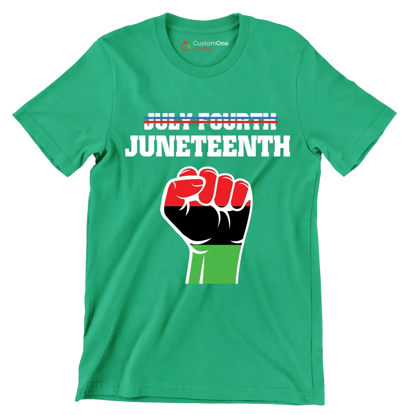 July fourth juneteenth - Martin Luther King T-Shirt-Green-S-Custom One Express