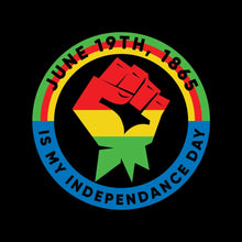 June 19th 1865 is my independence day - Martin Luther King T-Shirt-Black-S-Custom One Express