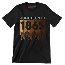 Juneteenth 1865 - Martin Luther King T-Shirt-Black-S-Custom One Express