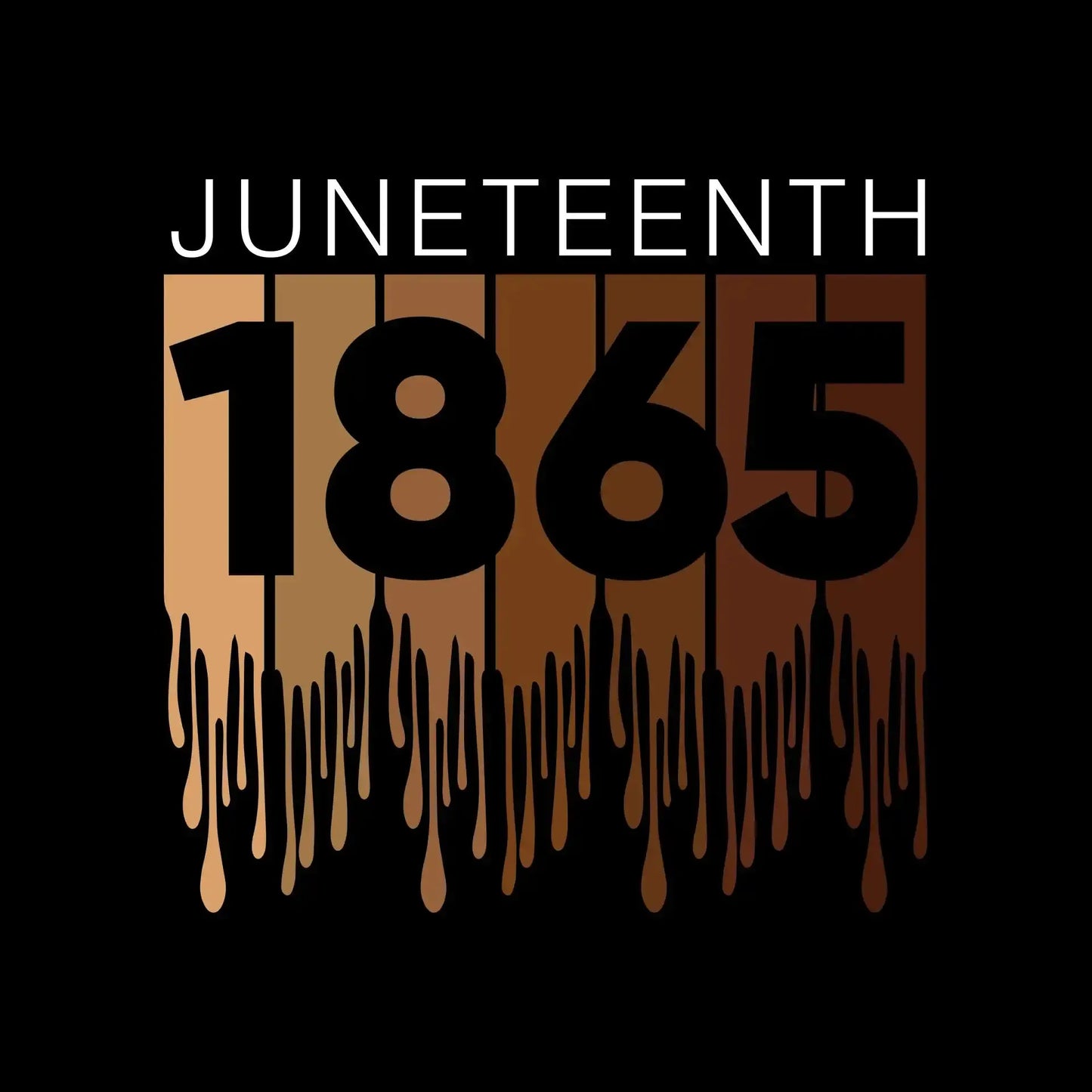 Juneteenth 1865 - Martin Luther King T-Shirt-Black-S-Custom One Express