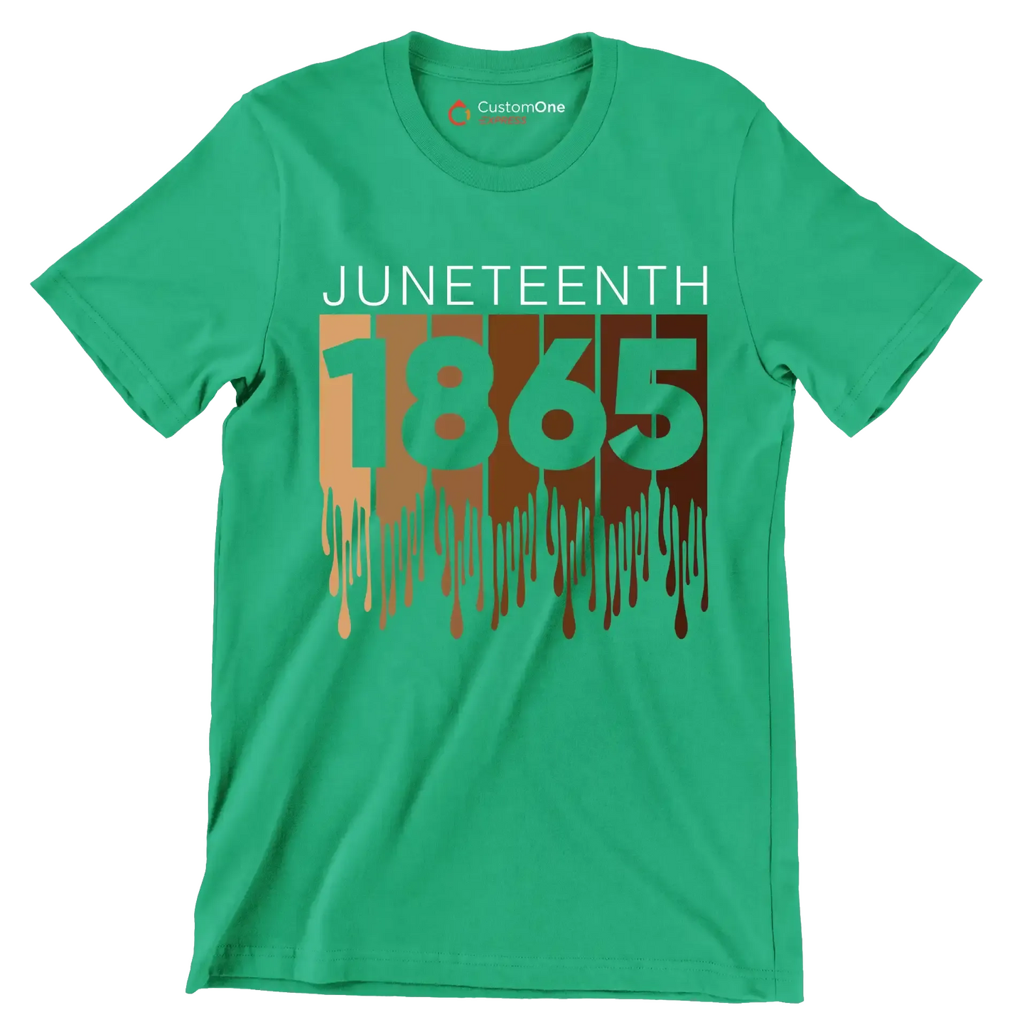 Juneteenth 1865 - Martin Luther King T-Shirt-Green-S-Custom One Express