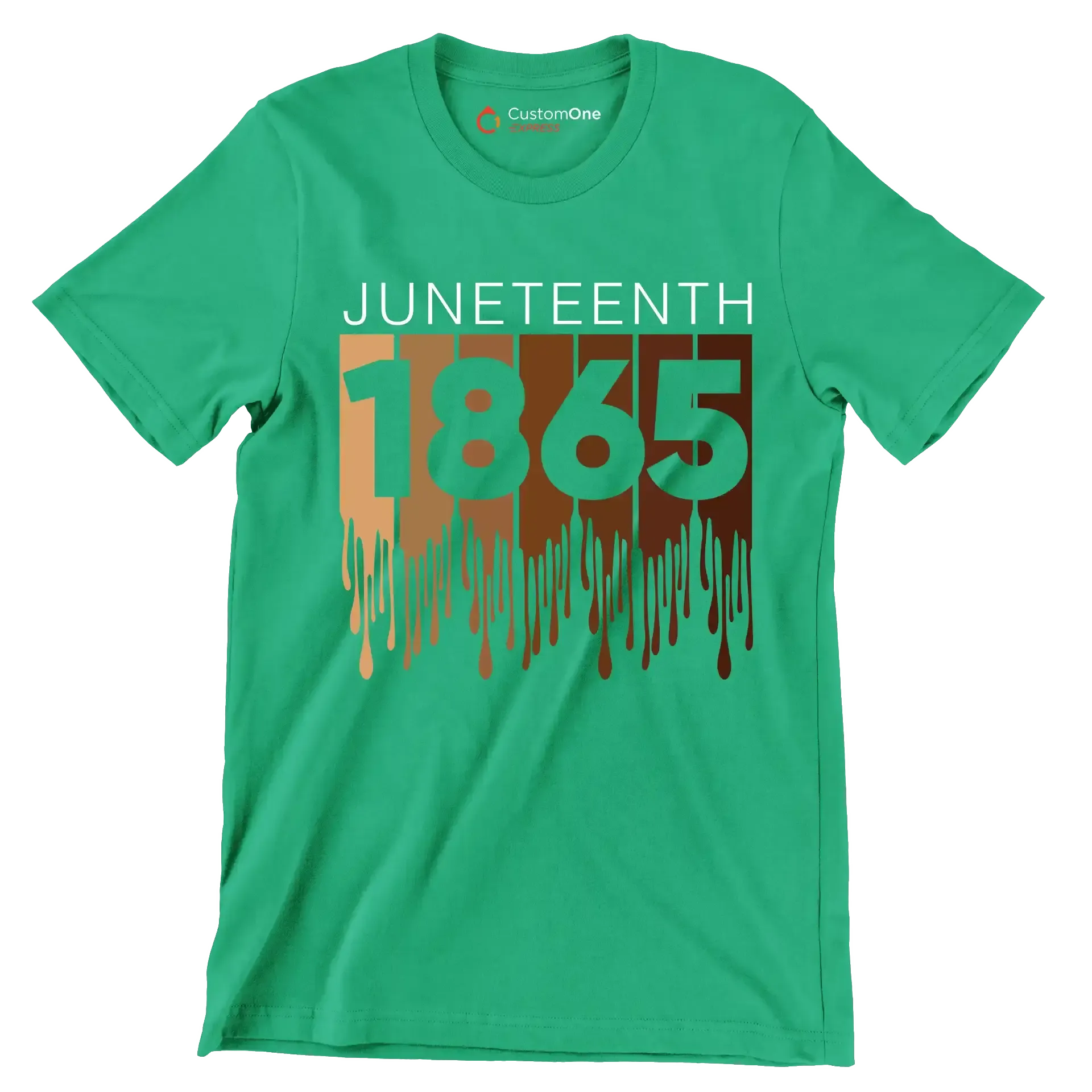 Juneteenth 1865 - Martin Luther King T-Shirt-Green-S-Custom One Express