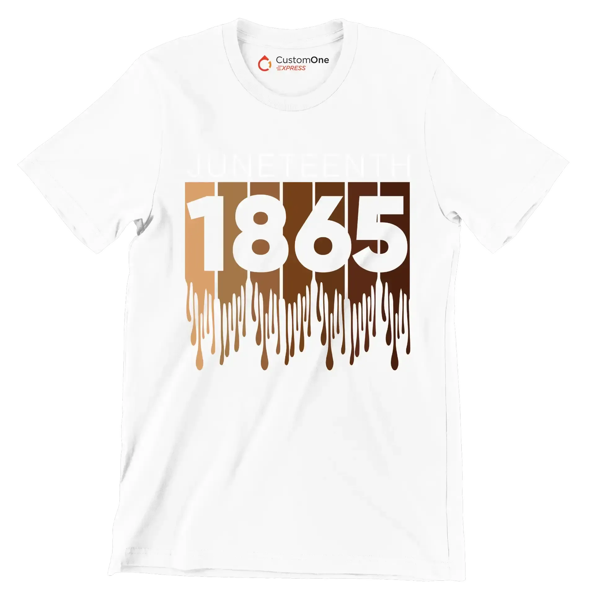 Juneteenth 1865 - Martin Luther King T-Shirt-White-S-Custom One Express