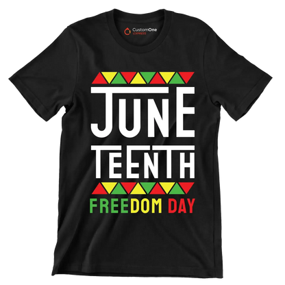 Juneteenth Freedom Day.jpg - Martin Luther King T-Shirt-Black-S-Custom One Express