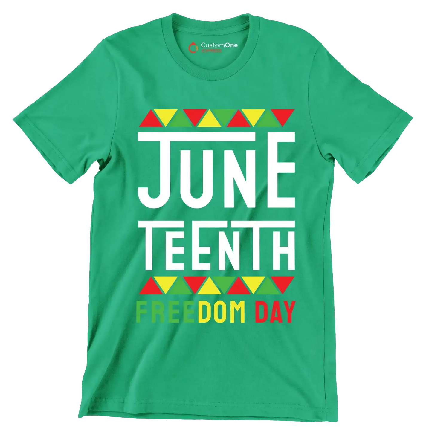 Juneteenth Freedom Day.jpg - Martin Luther King T-Shirt-Green-S-Custom One Express