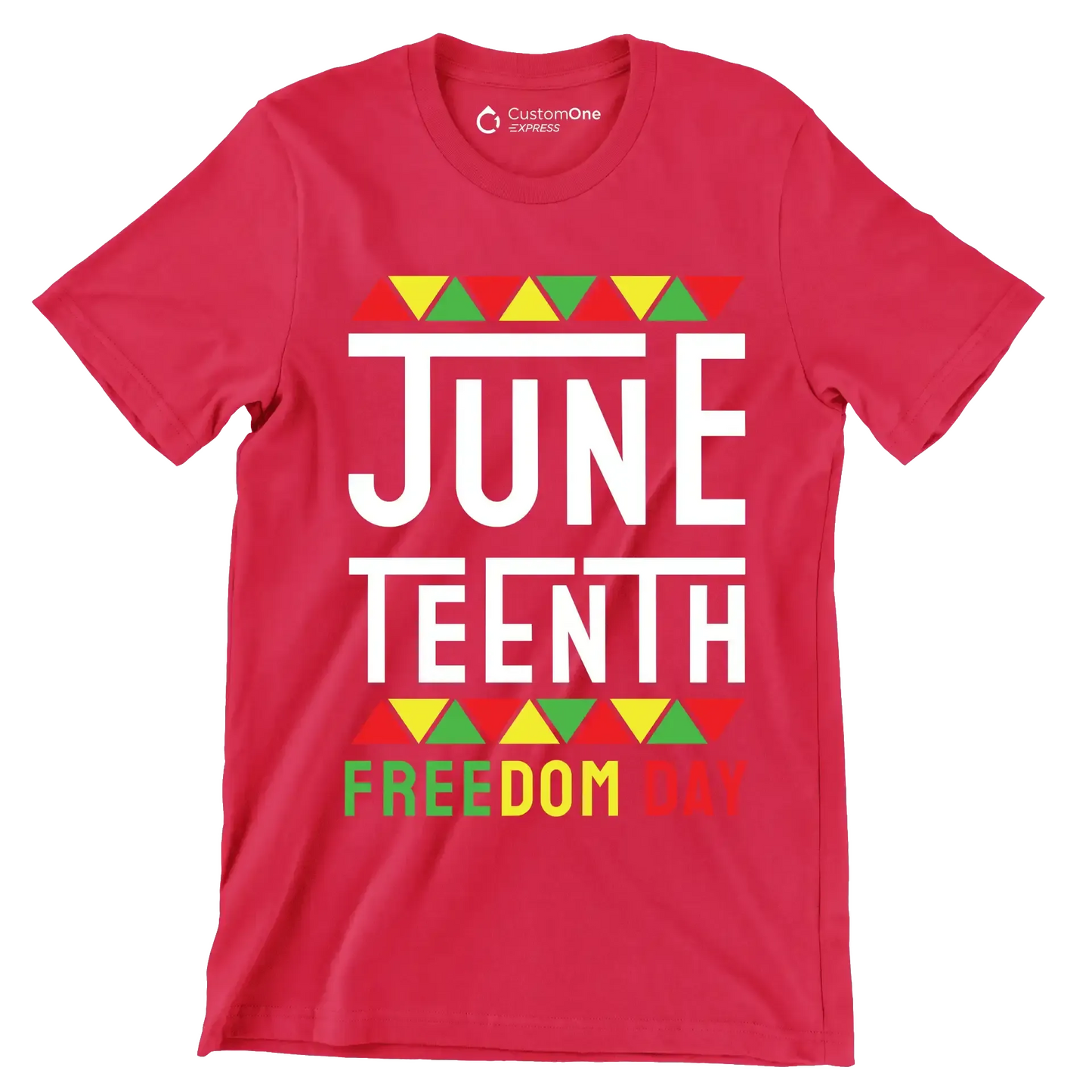 Juneteenth Freedom Day.jpg - Martin Luther King T-Shirt-Red-S-Custom One Express