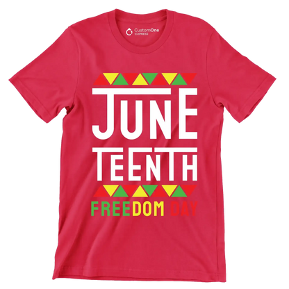Juneteenth Freedom Day.jpg - Martin Luther King T-Shirt-Red-S-Custom One Express