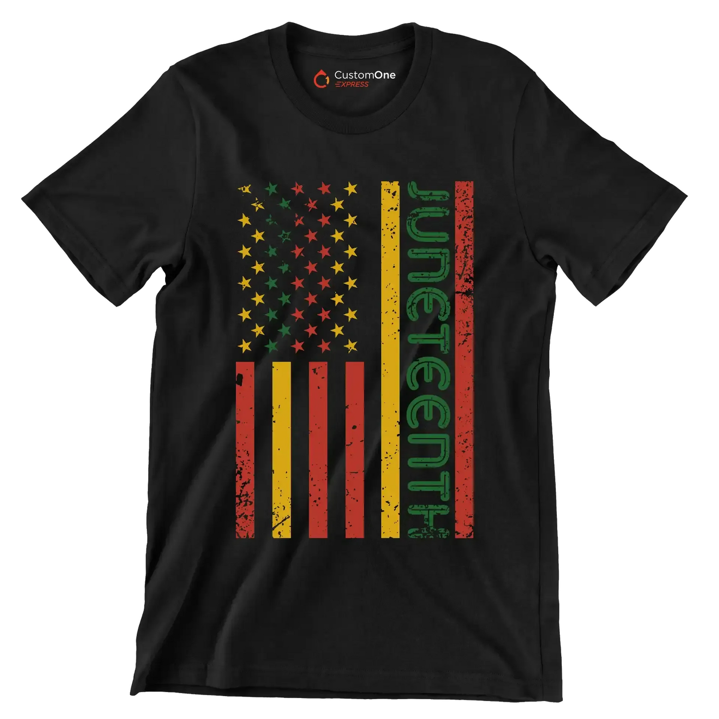 Juneteenth - Martin Luther King T-Shirt-Black-S-Custom One Express