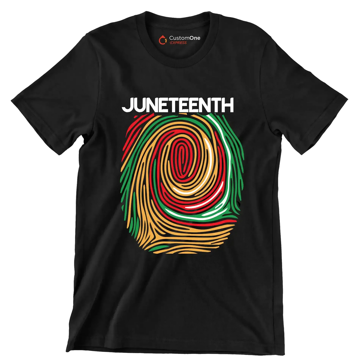 Juneteenth - Martin Luther King T-Shirt-Black-S-Custom One Express