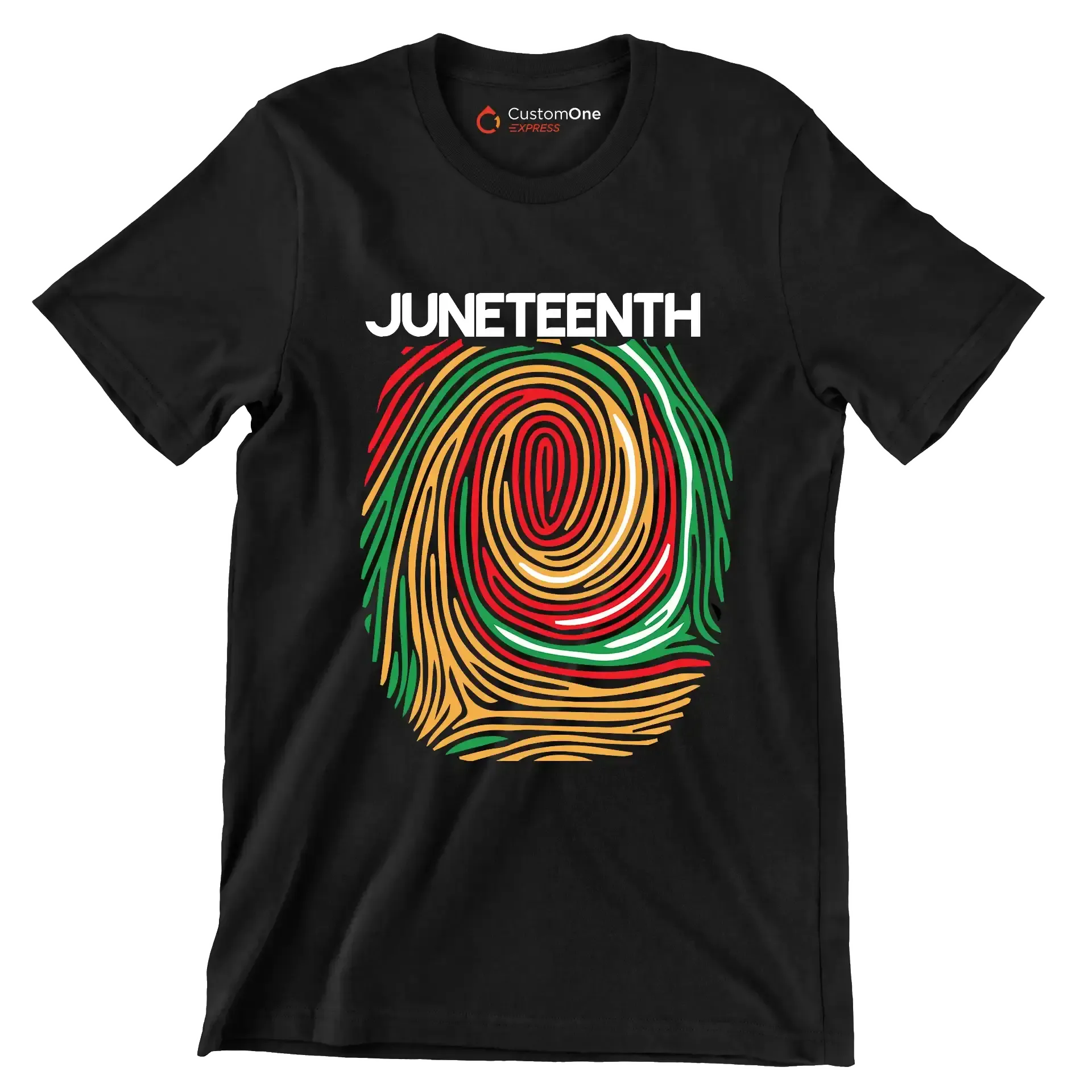 Juneteenth - Martin Luther King T-Shirt-Black-S-Custom One Express