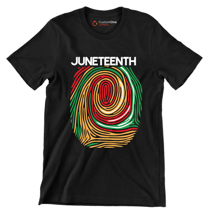 Juneteenth - Martin Luther King T-Shirt-Black-S-Custom One Express