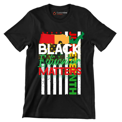 Juneteenth - Martin Luther King T-Shirt-Black-S-Custom One Express