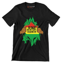 Juneteenth - Martin Luther King T-Shirt-Black-S-Custom One Express
