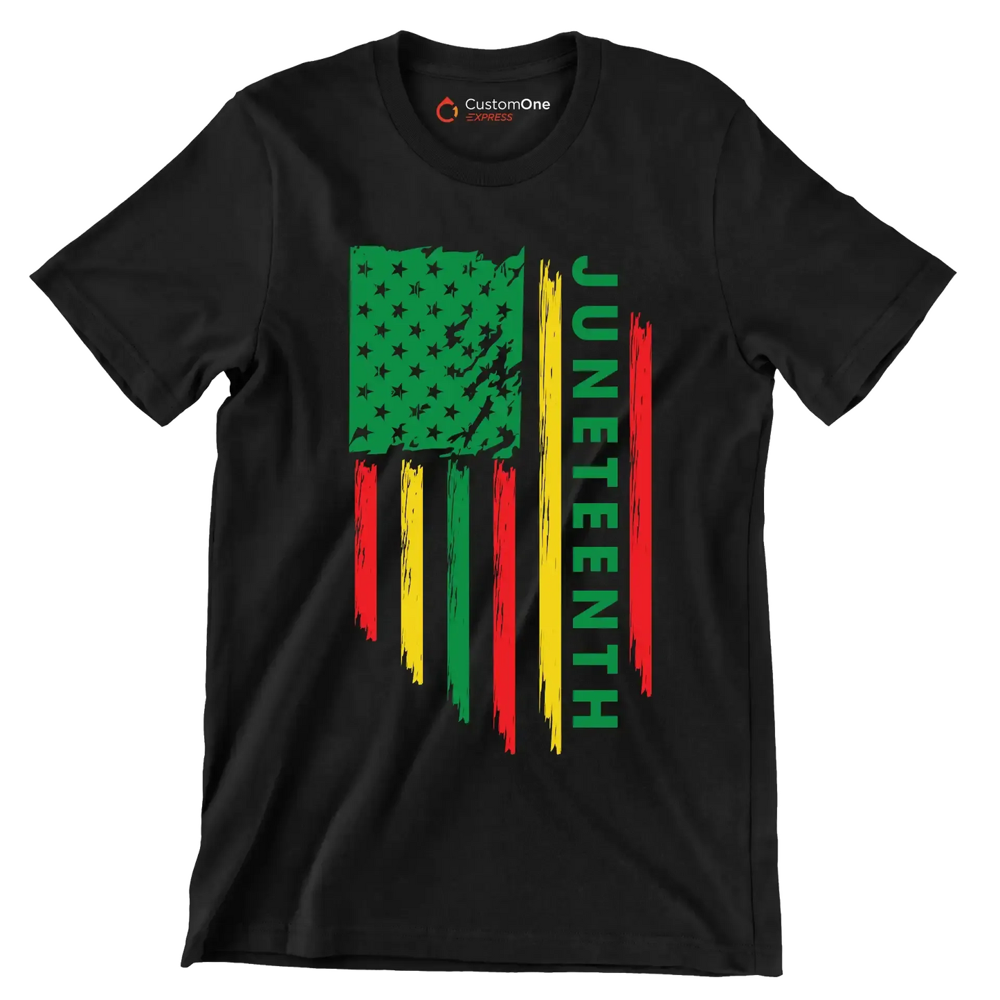 Juneteenth - Martin Luther King T-Shirt-Black-S-Custom One Express