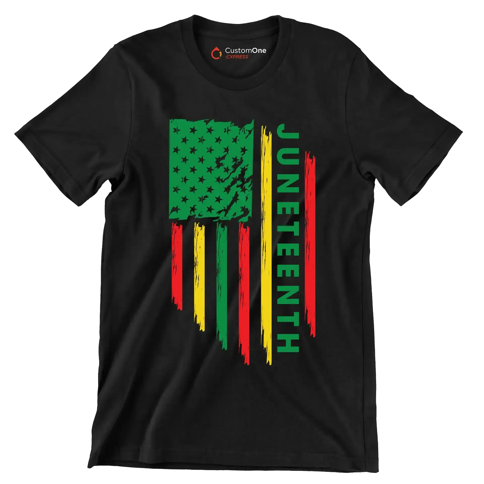 Juneteenth - Martin Luther King T-Shirt-Black-S-Custom One Express