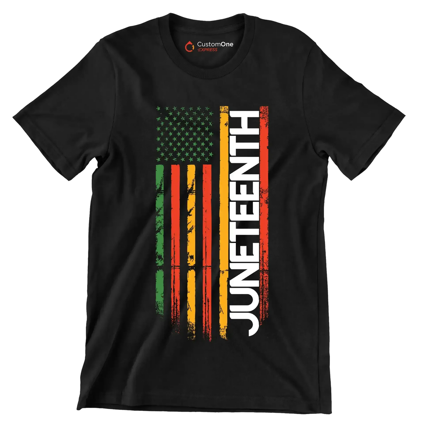 Juneteenth - Martin Luther King T-Shirt-Black-S-Custom One Express