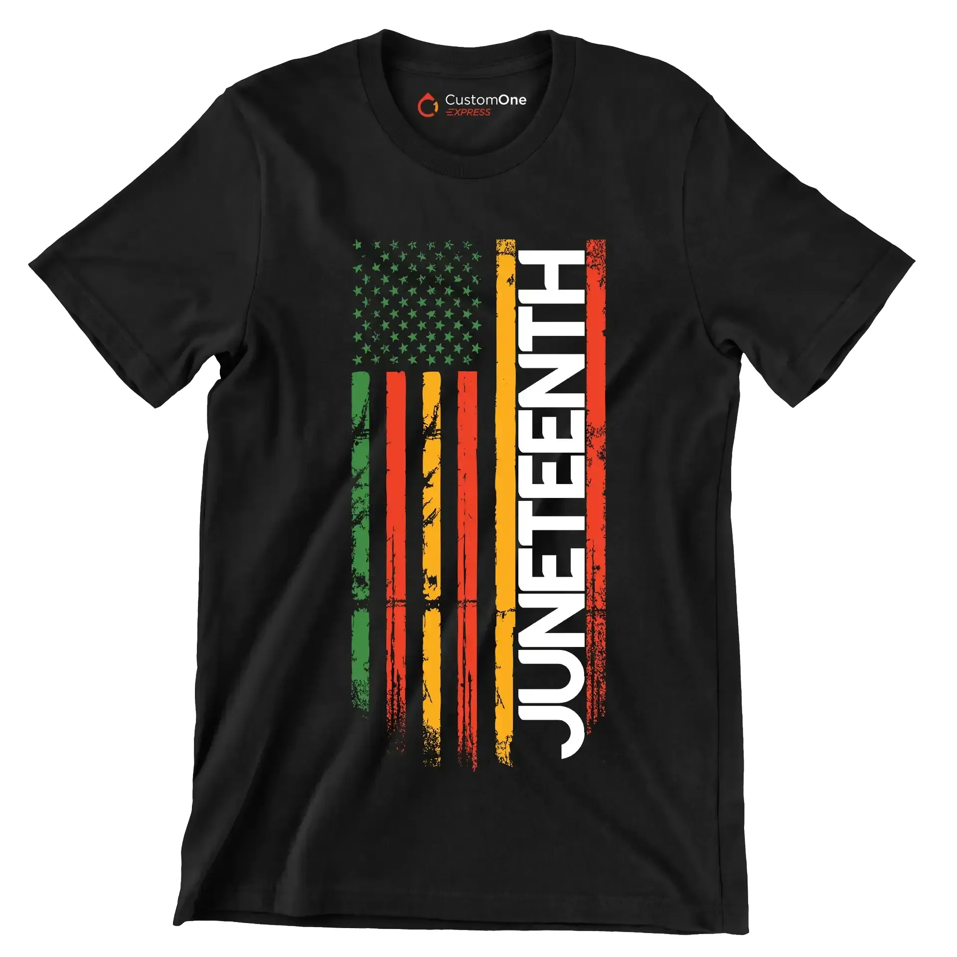 Juneteenth - Martin Luther King T-Shirt-Black-S-Custom One Express